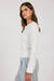 Sage the Label - Movement Waffle Henley - White - Side