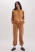 Richer Poorer - Recycled Fleece Sweatpant - Mineral Gold Spice - Front