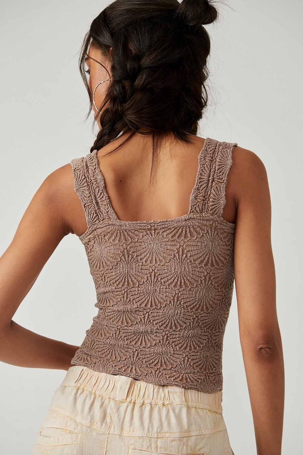 Free People - Love Letter Cami - Strawberry Roan - Back