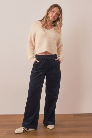 Marine Layer - Allison Cord Trouser - Sky Captain