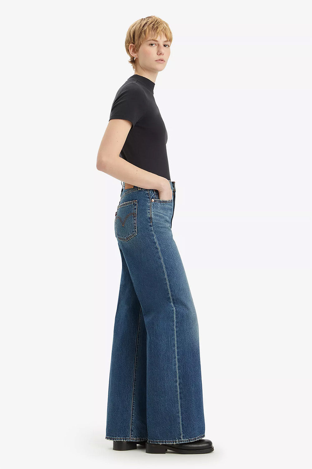 Levis - Ribcage Wide Leg - Polar Perimiter - Side