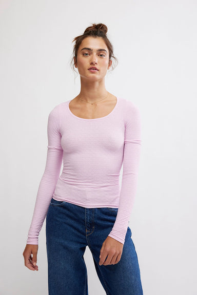 Free People - Love Letter LS - Pink - Front