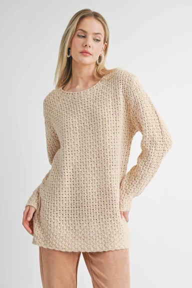 Sage the Label - Maude Sweater - Cream - Front