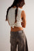 Free People - Good Luck Mid Rise Barrel - Archive Grey - Detail