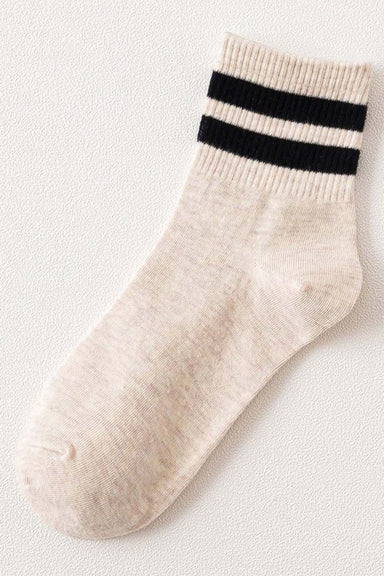 Accity - Basic Daily Sock - Khaki Black