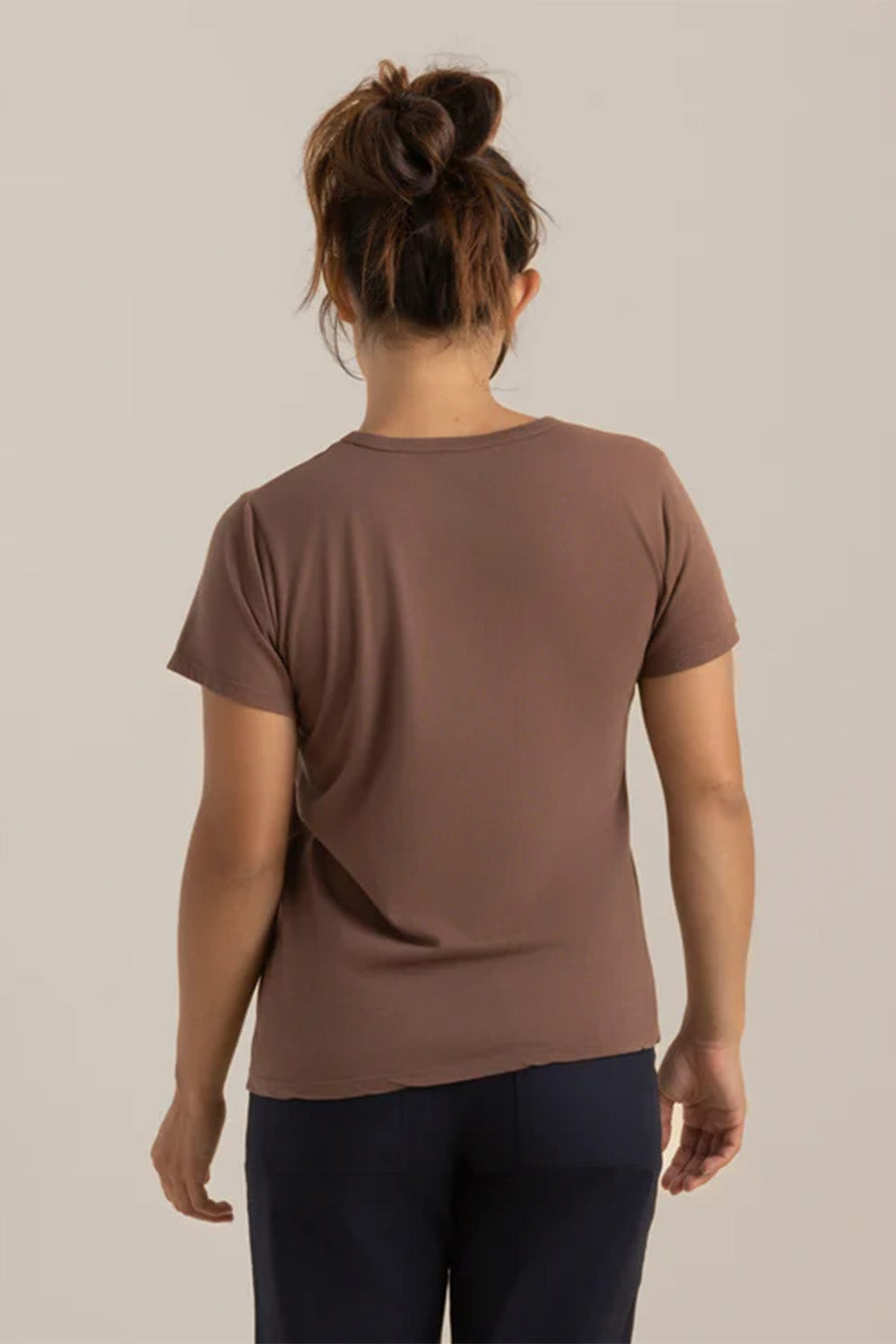 Roark - Enjoy Everyday SS Tee - Saddle - Back