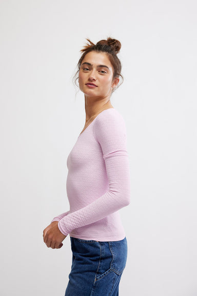 Free People - Love Letter LS - Pink - Side