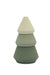 Paddywax - Cypress + Fir 16oz Tree Stack - Green Ombre Speckled