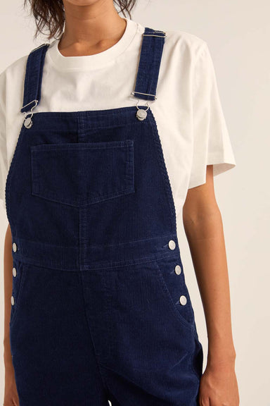 Rhythm - Cord Overalls - Navy - Detail