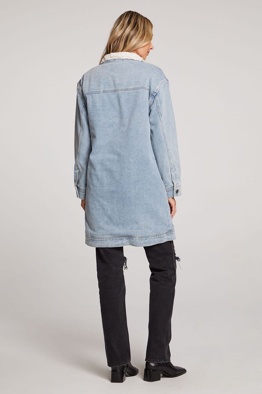 Saltwater Luxe - Solace Jacket - Stonewash Denim - Back