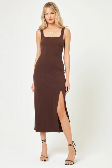 L*Space - Vivienne Dress - Espresso - Front